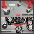 thumbnail image 5 of 350 Lbs Heavy Duty Hydraulic Motorcycle Lift Jack Table, Scissor Lift Stand Foot Operated ATV Dirt Bike Scissor Stand With 4 Wheels, Lifting Range 13.78-34.25 Inches, 5 of 7