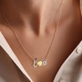 thumbnail image 4 of Beautlace Heart Love Necklace,925 Sterling Silver Enchanting Love Birthstone Heart Pendant Necklace Jewelry Birthday Christmas Mother's Day Gifts for Women Mom, 4 of 9