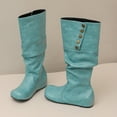 thumbnail image 5 of Women's Round Toe High Top Women's Boots With Flanged Oversized Fashion Boots, 5 of 8
