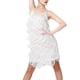 thumbnail image 2 of Vestido de mujer con borlas de lentejuelas y cuello en V para Samba, fiesta, Cha Cha 2XL, 2 of 7