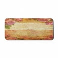 thumbnail image 1 of Rose Computer Mouse Pad, Floral Nostalgic Collage of Old Latters and Roses Retro Romantic Artwork Print, Rectangle Non-Slip Rubber Mousepad X-Large, 35" x 15" Gaming Size, Cream Pink, by Ambesonne, 1 of 2