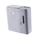 thumbnail image 3 of Papelera de basura, papelera colgante, con tapa, papelera colgante, papelera para inodoro, armario de cocina, baño, dormitorio, RV Gris, 3 of 9