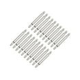 thumbnail image 1 of Pasadores de resorte Uxcell de doble franja de acero inoxidable para correas de reloj 20 piezas plateadas 12mmx1.5mmx0.8mm, 1 of 3
