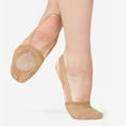 thumbnail image 5 of Stelle Girls Pirouette Lyrical Half Sole Ballet Jazz Canvas Shoes Turning Shoes Practice Dancing Shoes for Girls/Women/Boy/Men/Adult,Sand, 5 of 7