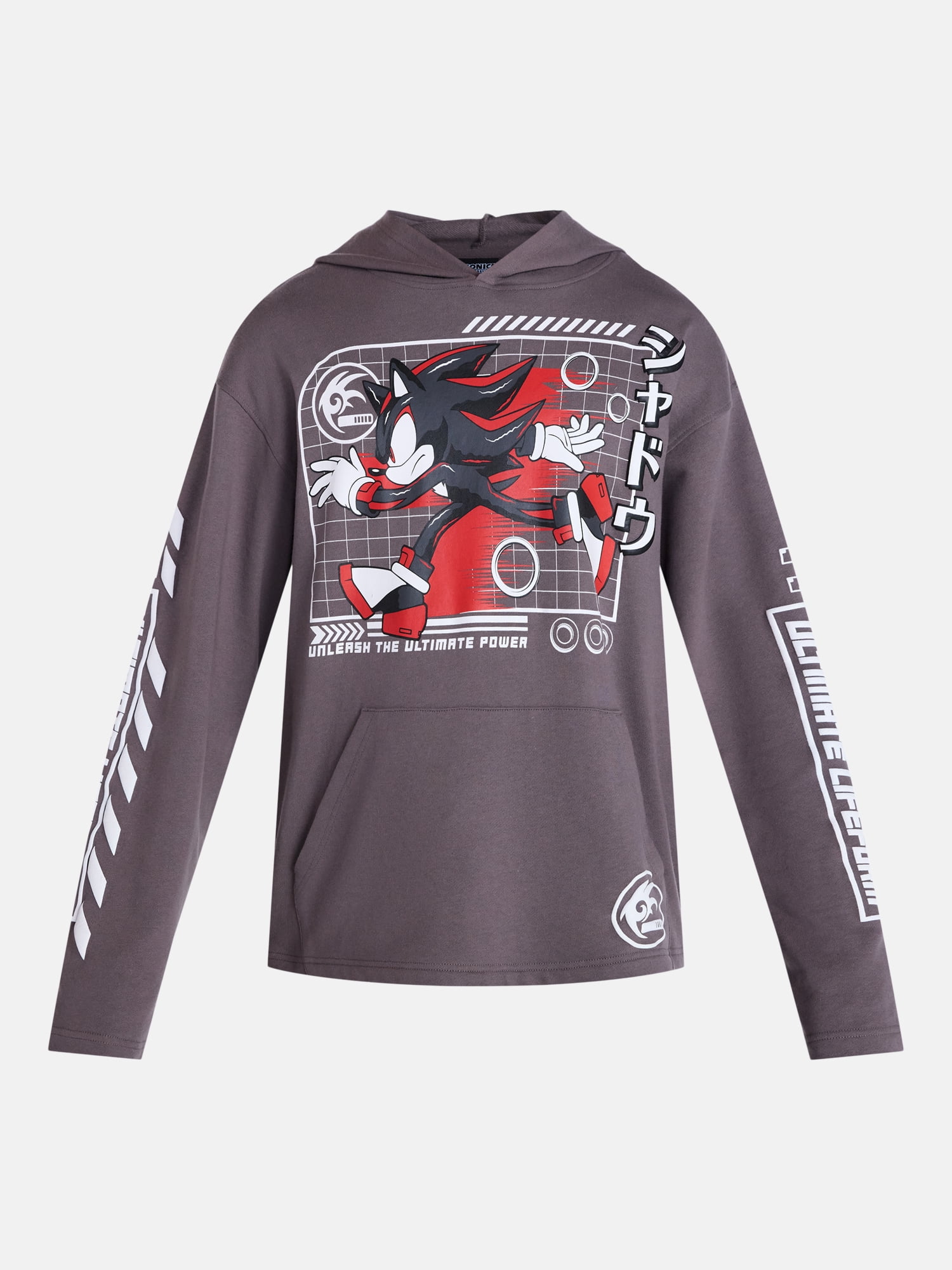 Sonic the Hedgehog Men's and Big Men's Shadow Graphic Hoodie, Sizes XS-5XL