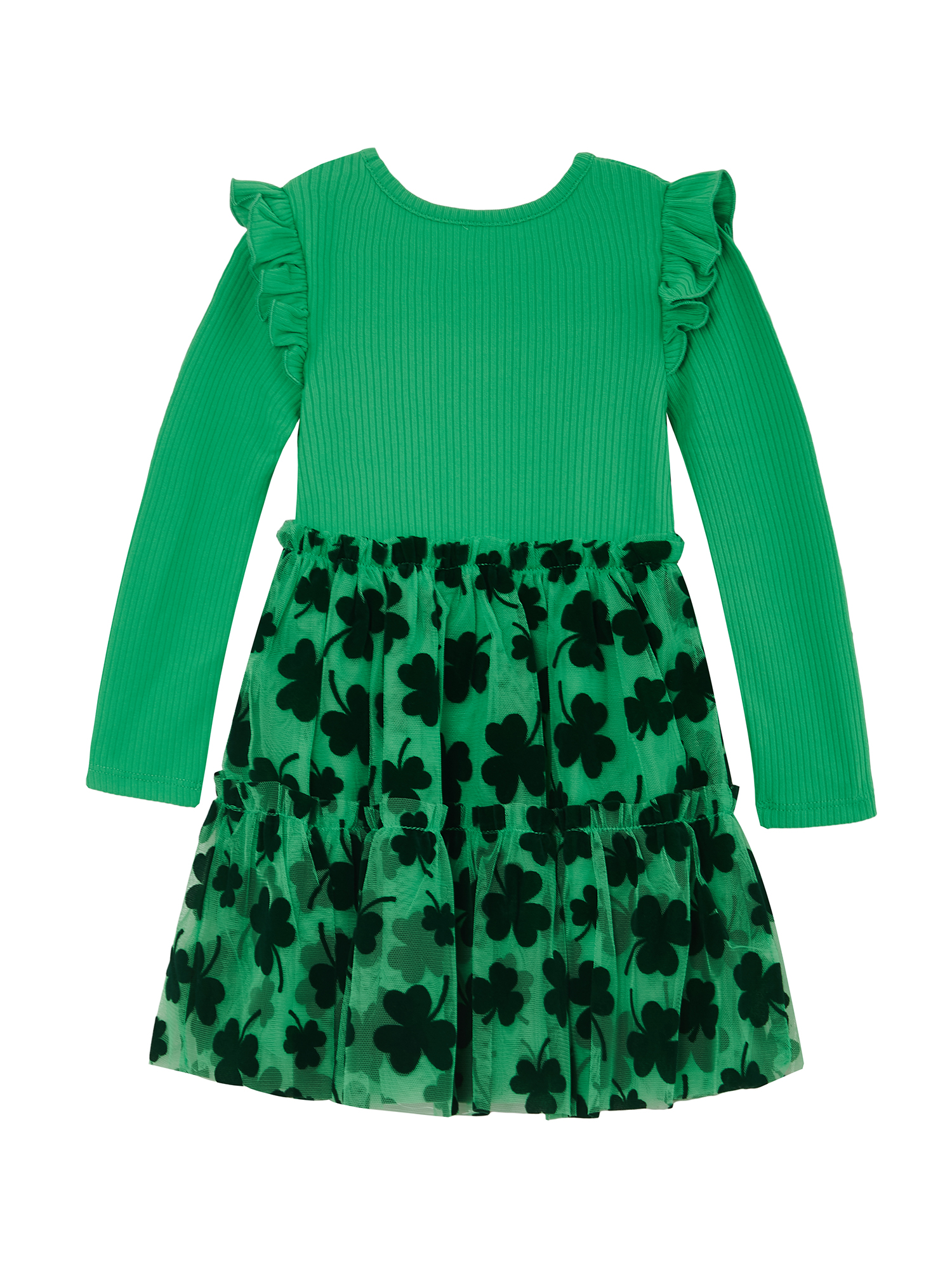 Way To Celebrate Toddler Girls St. Patrick's Day Tulle Tutu Dress, Sizes 12M-5T