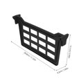 thumbnail image 2 of WEUVEB Divisor De Almacenamiento Para Auto Bajo Asiento Organizador Negro Con Separador Antideslizante, 2 of 7