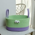 thumbnail image 4 of Rbaofujie Makeup Storage Organizer Desktop Storage Basket Woven Storage Basket Cotton Thread Storage Basket Dorm Storage, 4 of 7