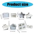 thumbnail image 3 of Hand-Making Sculpture Molds Silicone Craft Moulds Christmas Series Practical Mold Figurines Molds Silicone Texture, 3 of 9