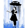 thumbnail image 4 of Stephen Chambers 19x24 Black Modern Wood Framed Wall Art Titled - Rain Girl, 4 of 6