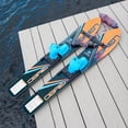thumbnail image 3 of O'Brien Watersports All-Star Platform Trainers, 46" Towable Kids Waterskis with Bar & Rope, 3 of 7