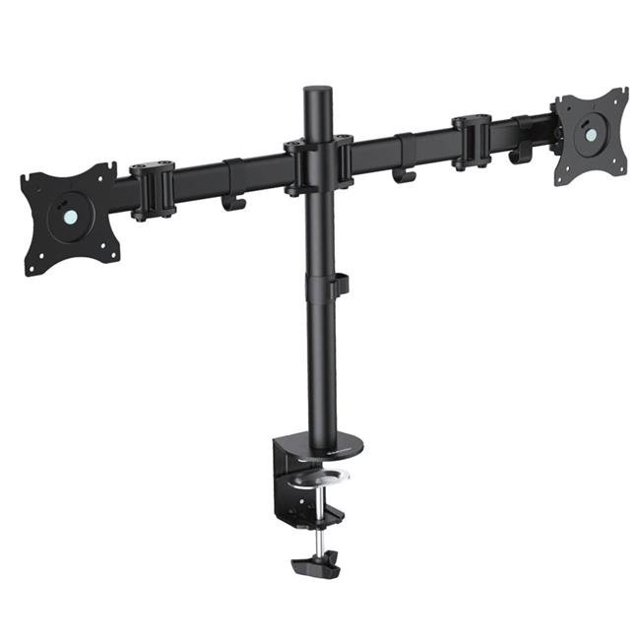13 - 27 Po Articulation Moniteur Double Bras Table Supérieure Mount&44; Noir