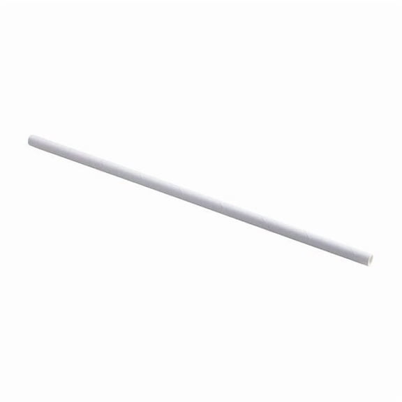 Manufacturer Varies Jumbo Straw,Paper,7-3/4" L,White,PK4800 EPS775JWU