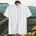 thumbnail image 4 of Summer Savings Clearance! LADIGASU Men's Summer Breathable Mesh Filament Sun Protection Clothing Outdoor Fishing Inner Pocket Tank Coat, 4 of 8