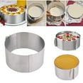 thumbnail image 3 of Pastry Circle Adjustable Utensil Simple Cake Mold Adjustable Cake Mold, 3 of 8