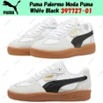 thumbnail image 1 of PU & MA Palermo Moda PU & MA White Black 397727-01 Men's Size, 1 of 6