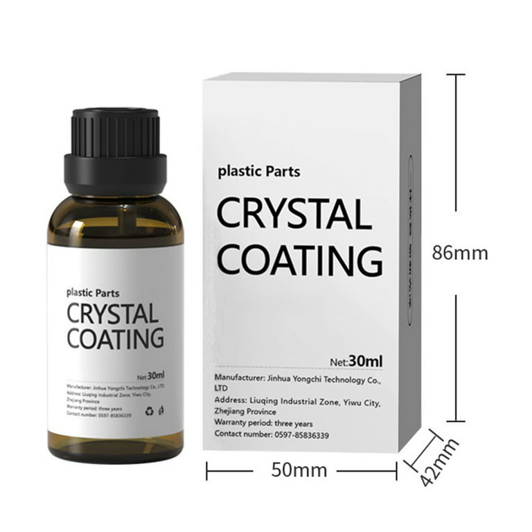Crystal Coating Plasticrefurbishment Refresher Agent Ceramic Coating 30ML  3cm 