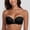 A1_Black, variant on Strapless Push Up Bra Underwire Lace Trim Convertible Bra Anti-Slip Support Bra Plus Size Underwear Full Figure Coverage Underwire Strapless Bandeau Bra Anti-Slip Tube Top Bra Black 70A