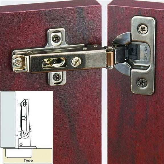 Salice SAC1R6NE9AC 105 Blind Corner Soft Close Dowel Hinge - Titanium