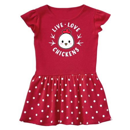 

Inktastic Live Love Chickens Gift Baby Girl Dress
