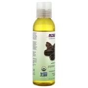 NOW Solutions, Organic Jojoba Oil, Moisturizing Multi-Purpose Oil for Face, Hair and Body, 4-Ounce