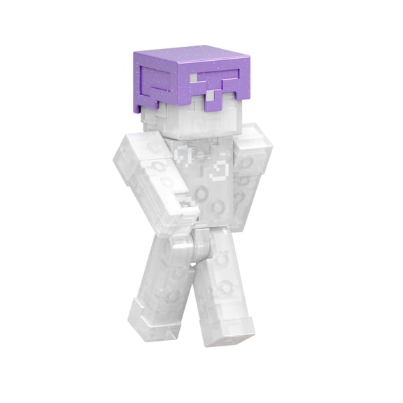 Minecraft Invisible Steve Action Figure & Accessories Set, 3.25-inch Scale Collectible Toy