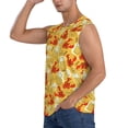 thumbnail image 3 of Bingfone Beer And Crawfish Pattern Men's Tank Tops Workout Sleeveless Tee Shirts Running Beach Tanks for Men-Large, 3 of 7