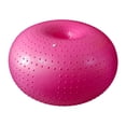 thumbnail image 2 of jinwen Donut Ball 55 cm Thickened Exercise Ball for Core Training Workouts Rhythmic Rose Red, 2 of 9