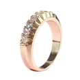 thumbnail image 1 of Anillo HUOGUO, moderno, de aleación geométrica de diamantes para mujer, 1 of 4