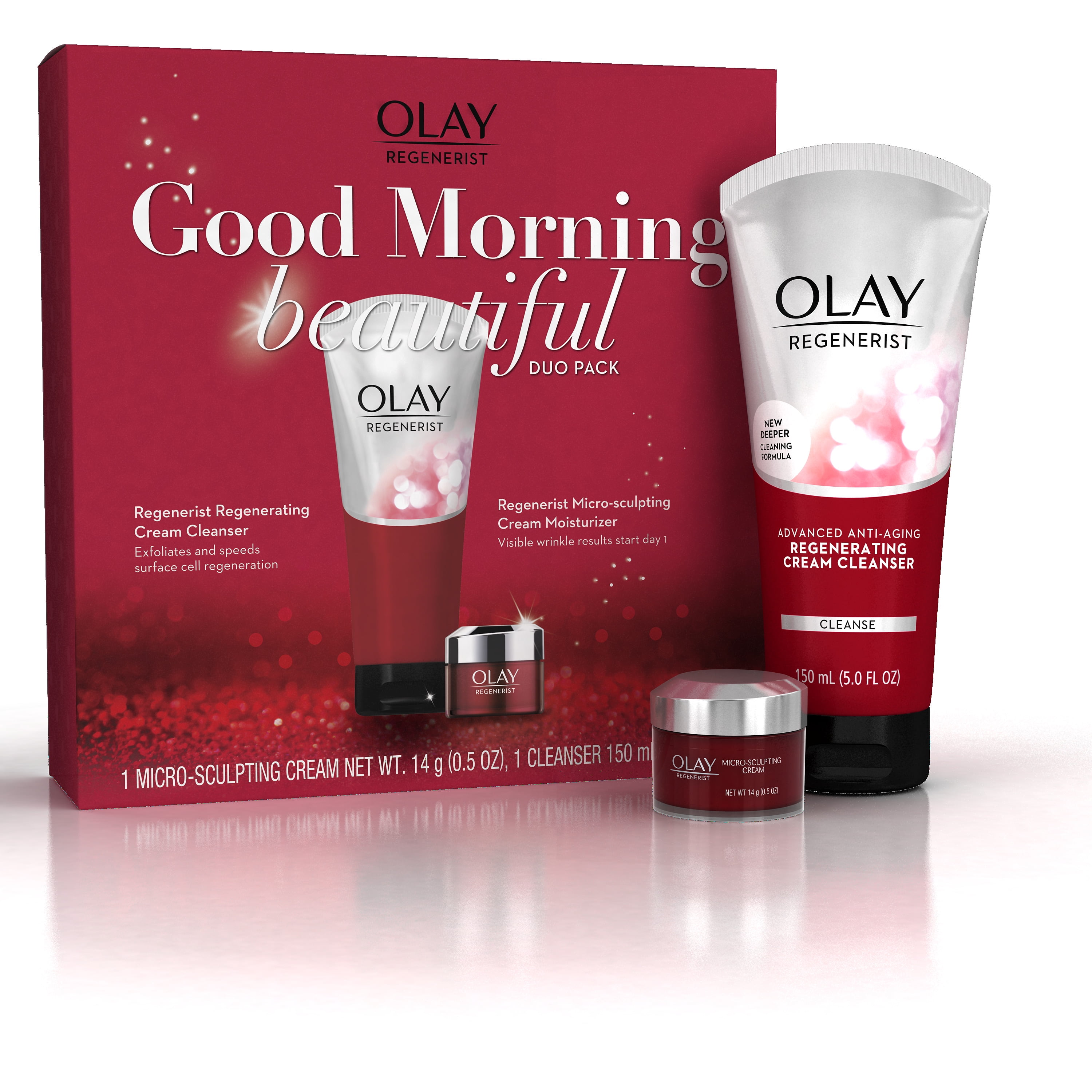 Olay Regenerist Advanced Anti Aging Skin Care Regimen Duo Kit, 5.5