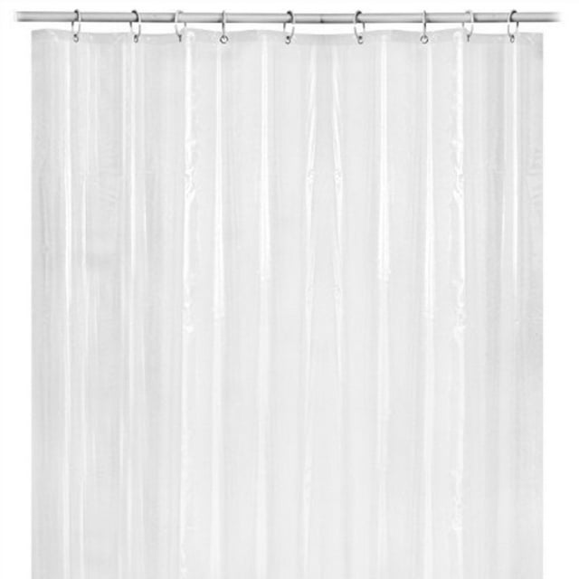 Doublure de Douche en PEVA Légère Rideau de Salle de Bain Transparent Durable
