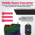 thumbnail image 4 of Mobile Game Keyboard Mouse Converter, High Sensitivity One Hand Gaming Mouse Keyboard with Recoil Control for, 4 of 7