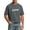 New-Dark Gray, variant on PNTUTB Summer Men's Short-Sleeve T-Shirts Stylish Letter Print Versatile T-Shirt Casual Loose Comfort Round-Neck Tops for Commuting