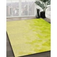thumbnail image 3 of Ahgly Company Machine Washable Indoor Square Transitional Golden Brown Yellow Area Rugs, 4' Square, 3 of 7