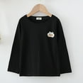 thumbnail image 1 of Cowsor Girls' and Toddler Fall and Holiday Embroidered Graphic Long Sleeve T-Shirts, 1 of 5