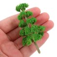 thumbnail image 4 of 10Pcs Mini Trees for Dioramas and Train Scenery Enhancement Green Plastic Miniature, 4 of 9