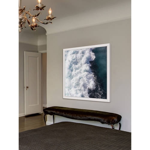 "Midnight Blue Wave" by Ingrid Beddoes Framed Painting Print