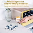 thumbnail image 6 of Blue Tulip Pot Holders for Kitchen Heatproof Potholder, 5 Pack Spring Pastoral Flower Watercolor White Hot Pads Multipurpose Oven Pads Cloth Potholders Trivet for Cooking Baking, 6 of 8