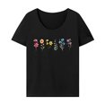 thumbnail image 1 of Camiseta de mujer Tops de verano Camisa de cuello redondo suave para desplazamientos Street Trip Mujer SG, 1 of 7