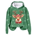 thumbnail image 3 of Futezty Christmas Hoodies for Women Fashion Graphic Sweatshirts Casual Long Sleeve Hooded Girls Teen, 3 of 7
