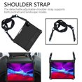 thumbnail image 3 of Case For iPad Air (4th, 5th)/iPad 10th Generation 10.9 inch (2022)/Pro 11" (1st, 2nd, 3rd, 4th)/iPad 11 A16 (2025) Lightweight Contrast Color Cover With Pen Holder and Shoulder Strap, 3 of 6