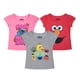 thumbnail image 1 of Camisa de Barrio Sésamo para niñas Camisetas para bebés y niños pequeños Elmo Shirt 2T (paquete de 3), 1 of 5