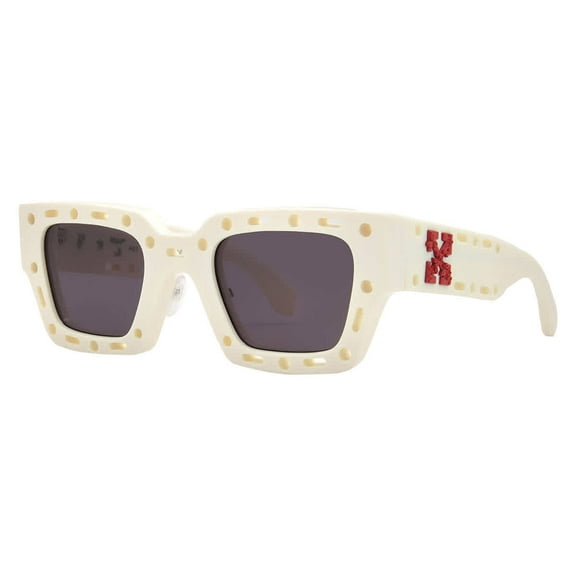 Off-White Mercer Grey Square Unisex Sunglasses OERI026 0107 48