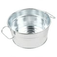 thumbnail image 3 of Monyance food serving bucket Metal Bucket Tin Pail Candy Box Bucket Container with Handle(5.91X5.91X3.15Inches), 3 of 10