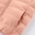 thumbnail image 5 of Esaierr Toddler Boys Girls down Jackets & Coats Lightweight Winter Cotton Coats Solid Colour Zip down Hooded Outerwear for 2-14Y, 5 of 7