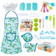 thumbnail image 1 of Juego de 36 piezas para niños, disfraz de chef, juego de cocina y repostería, 1 of 5