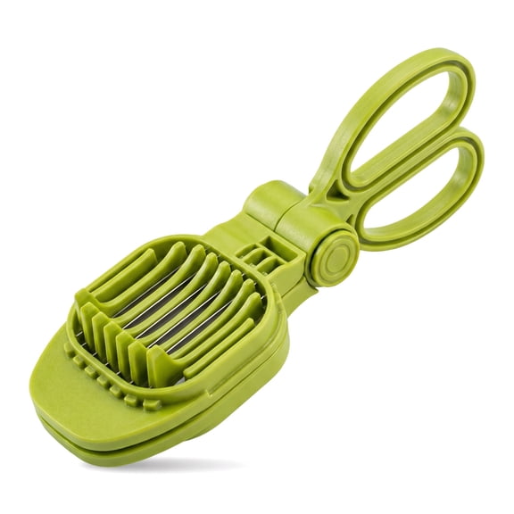 Fruit Slicer, Strawberry, Banana, Kiwi Cutter, Egg Slicer for Hard Boiled Eggs, for Soft Fruit Sausages, Cucumbers, Mushroom Cutter, Rapid & Safe Slicing Kitchen Gadgets (Green)