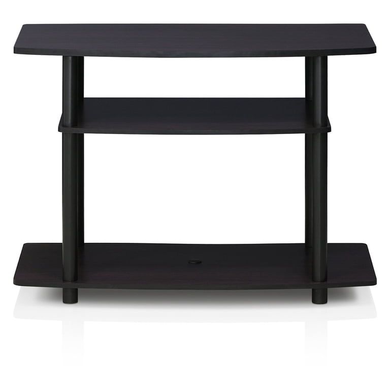Furinno Turn-N-Tube 3-Tier TV Stand, Dark Walnut photo 2