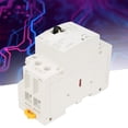 thumbnail image 4 of Contactor de CA doméstico de riel DIN 2P 63A 220V 50Hz con interruptor de control manual 2NO, 4 of 7