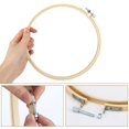 thumbnail image 3 of Aros para bordar Umoonfine de bambú, 26 cm, redondos, 8 unidades, 3 of 6